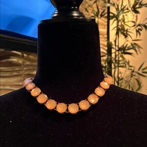 Chic Coral Necklace and Matching Earrings